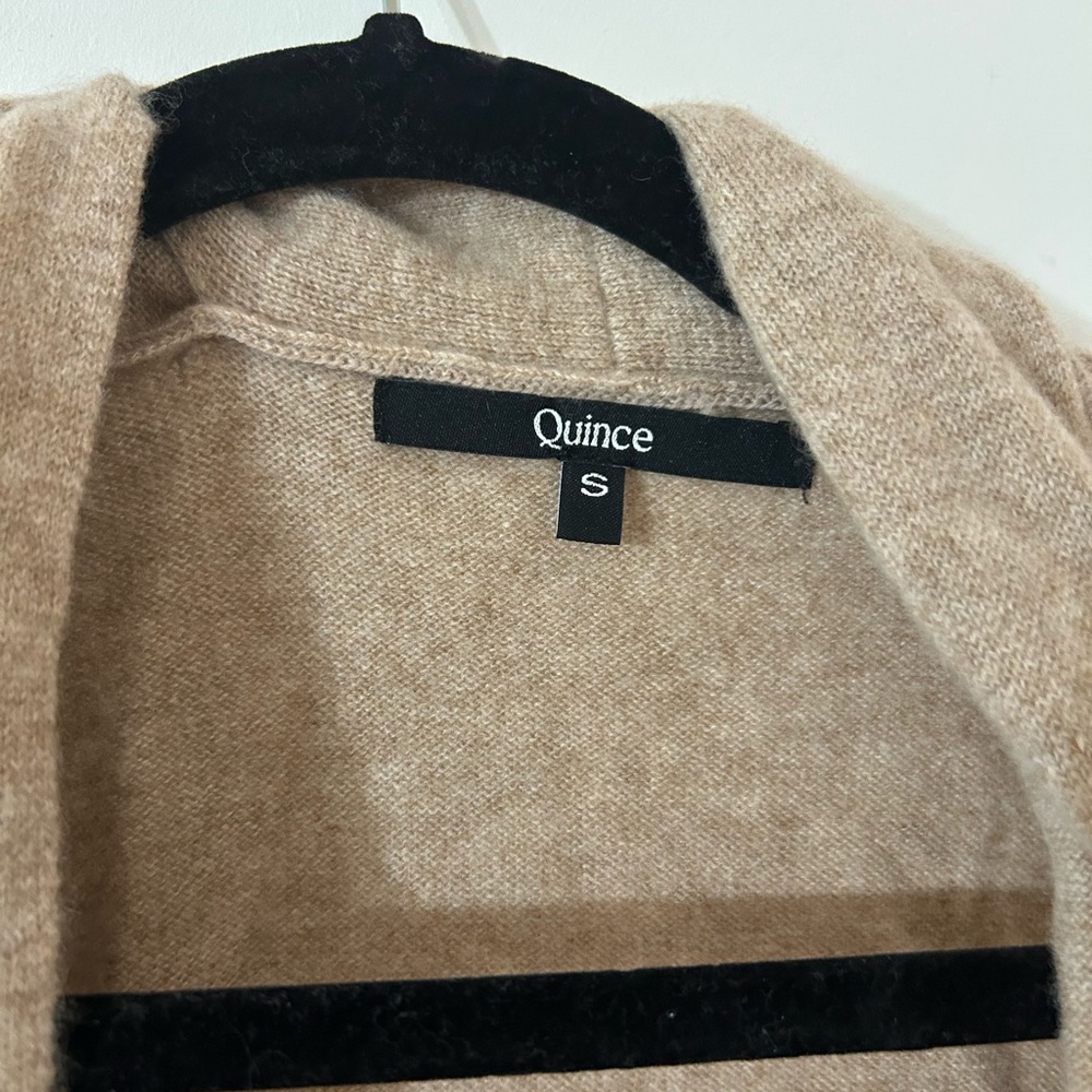 Quince Women's Soft Tan Cardigan